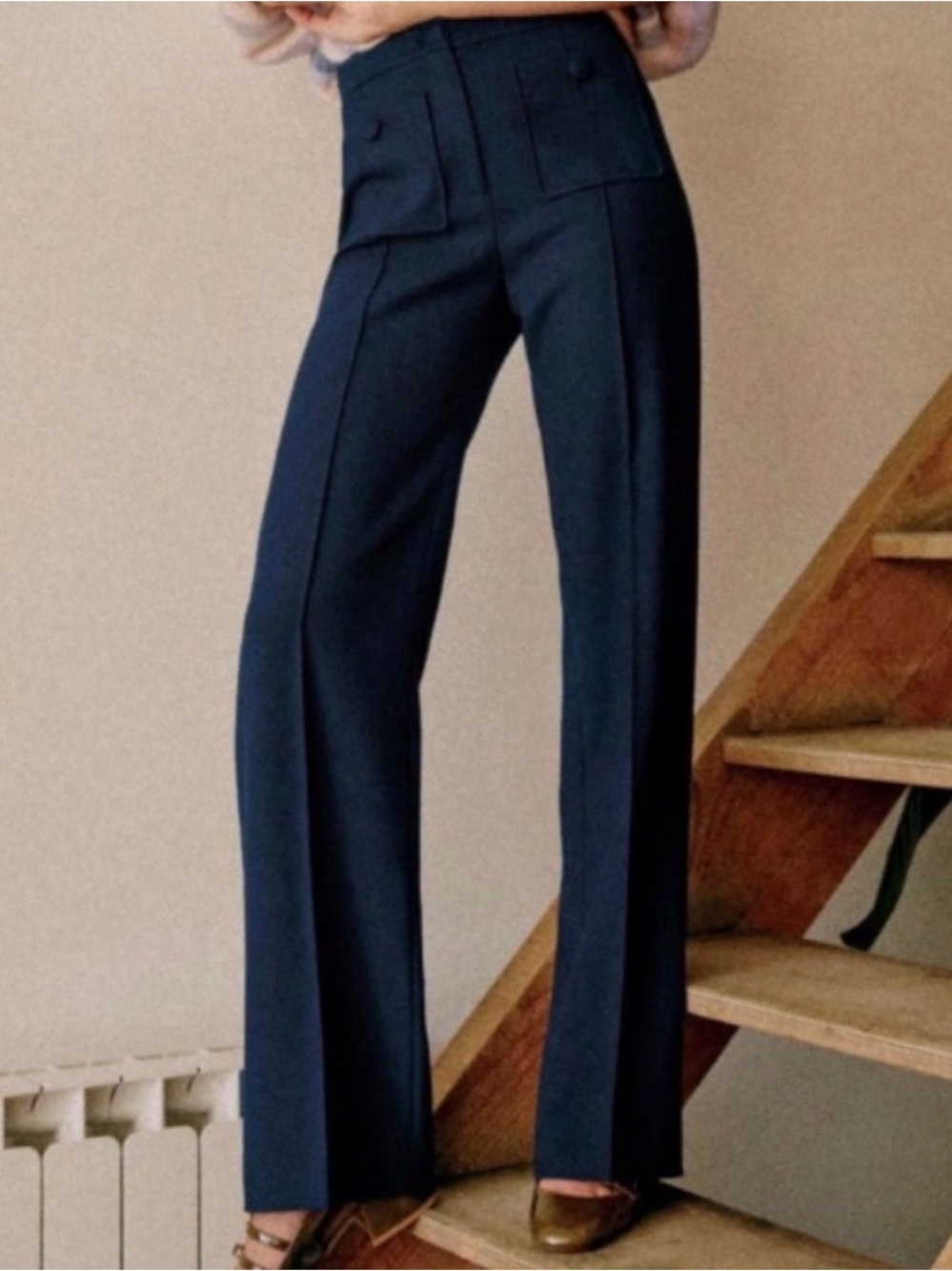 Sezane Dan Trousers Black size 38